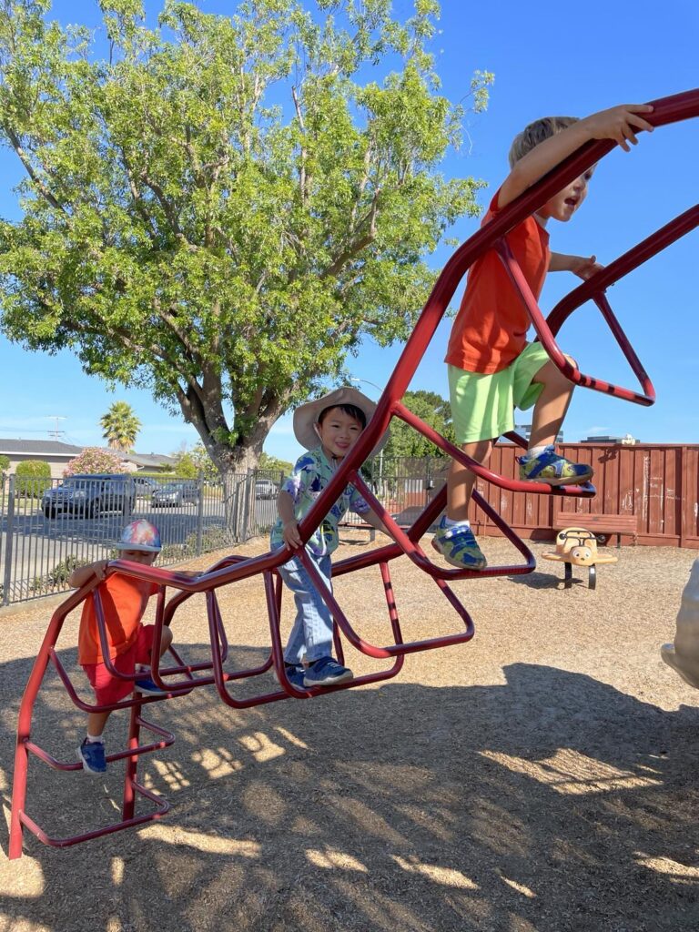 Kids Playing Outdoor | Bermuda Montessori